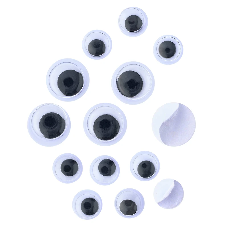 Assorted Adhesive Wiggle Eyes by Creatology™
