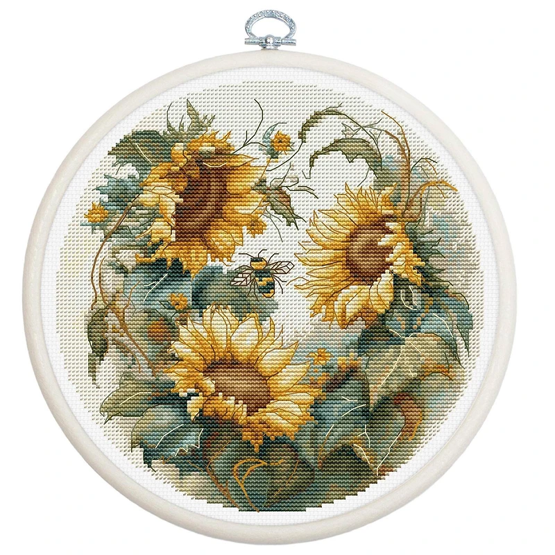 Luca-S Sunflower Counted Cross-Stitch Kit
