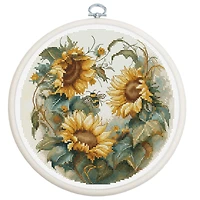 Luca-S Sunflower Counted Cross-Stitch Kit