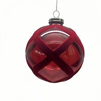 4" Patterned Glass Ball Ornament by Ashland®