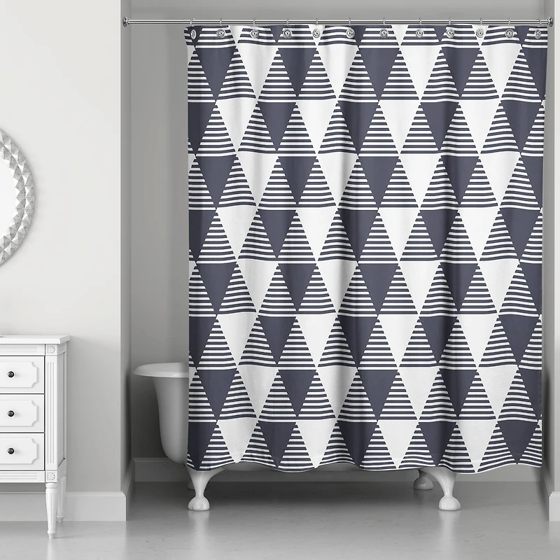 Triangles Shower Curtain