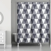 Triangles Shower Curtain