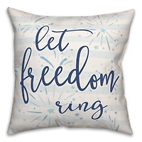 Let Freedom Ring Throw Pillow