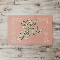 C'est LA Vie Script 27" x 18" Floor Mat