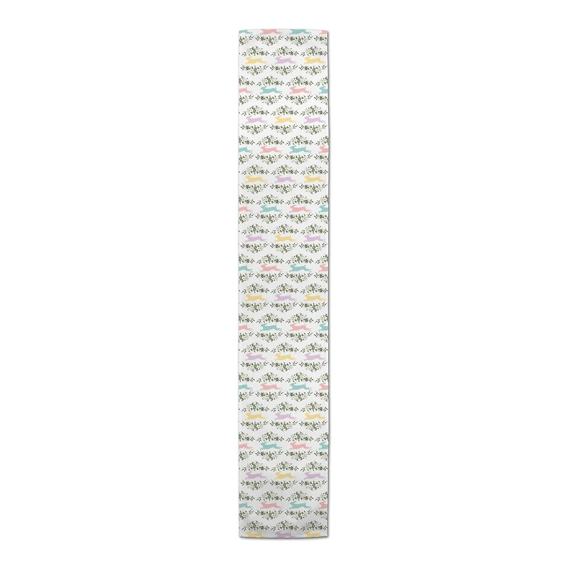 Floral Rabbit Table Runner
