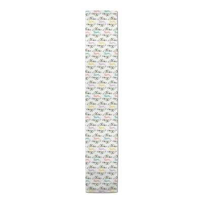 Floral Rabbit Table Runner