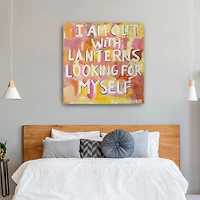 Out With Lanterns Canvas Giclee