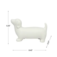 8.5" DIY Ceramic Wiener Dog Figurine by Make Market®