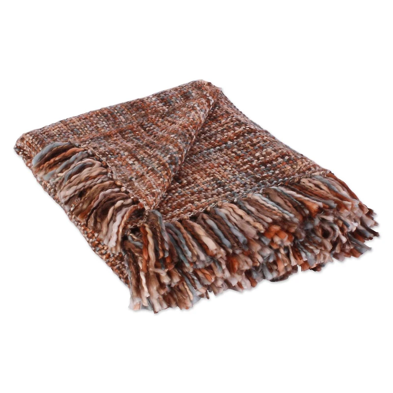 DII® Bronze Variegated Acrylic Woven Throw