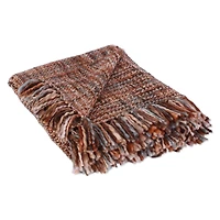 DII® Bronze Variegated Acrylic Woven Throw