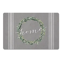 Home Wreath Floor Mat