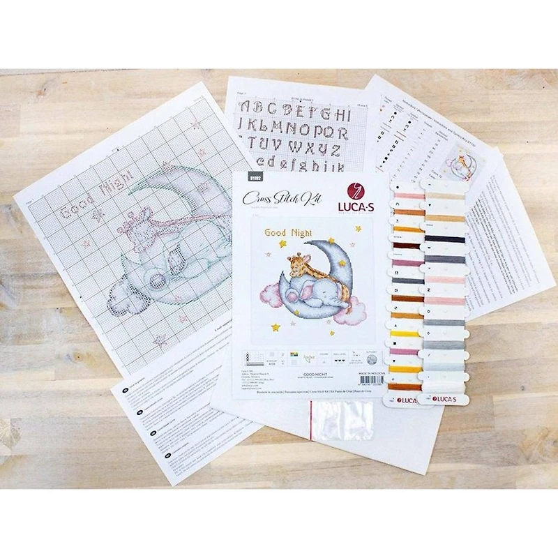 Luca-s Good Night Counted Cross Stitch Kit