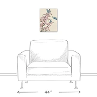 Butterflies And Lilac 12" x 16" Canvas Wall Art