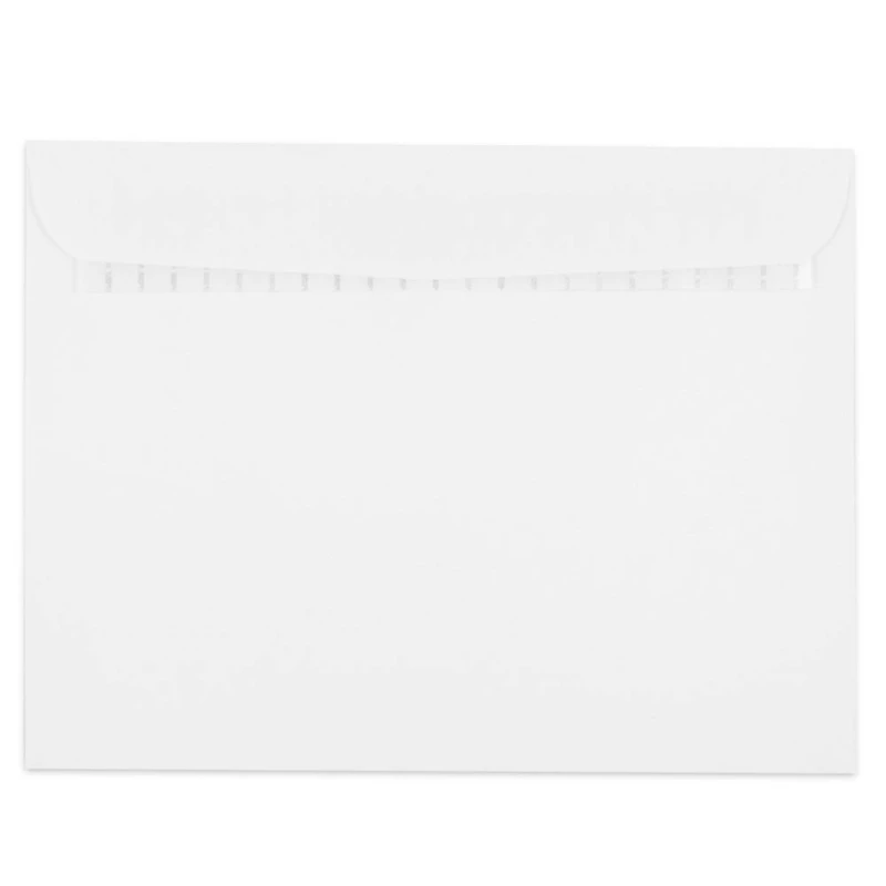 JAM Paper 9.5" x 12.5" White Commercial Booklet Envelopes, 500ct.