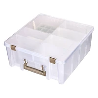 ArtBin® Double Deep With Accessory Tray & Dividers Super Satchel Box