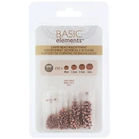 The Beadsmith® Assorted Copper Plated Crimp Beads, 600ct.