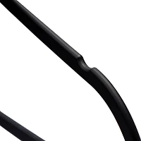 Honey Can Do Black Slim Profile Rubber Hangers, 30ct.