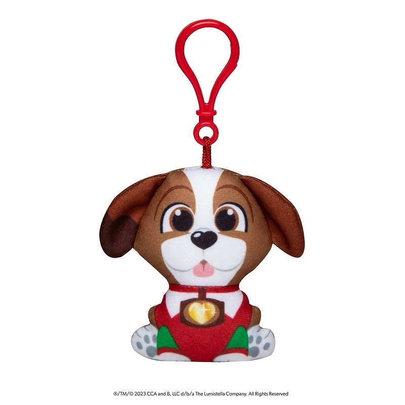 Elf Pets® Plushee Pals® Mini Clip-On, Saint Bernard