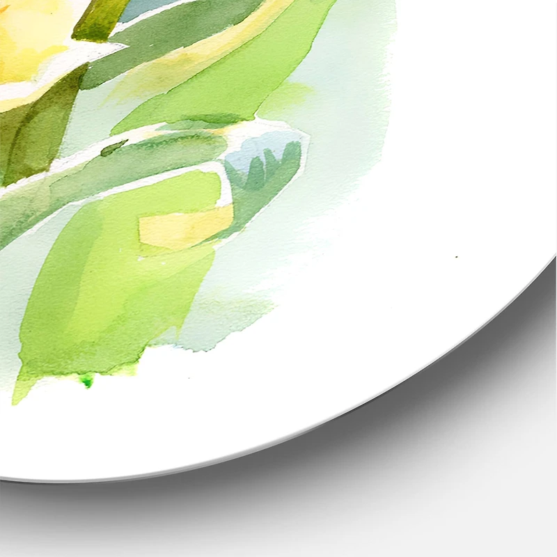 Designart - Bouquet of White and Red Tulips