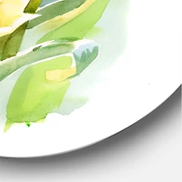 Designart - Bouquet of White and Red Tulips