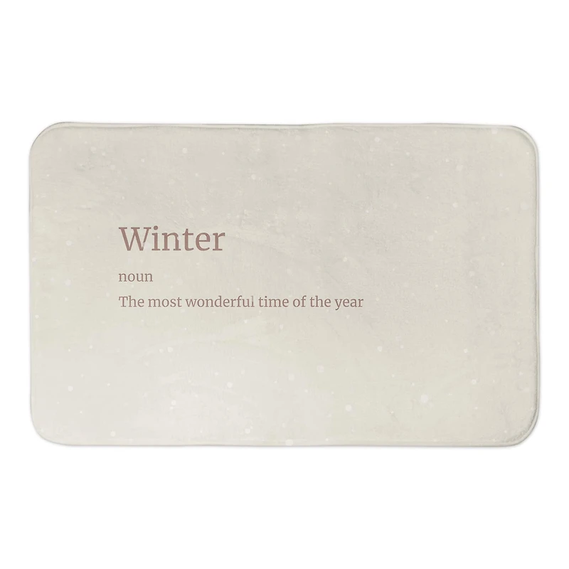 Designs Direct Winter Defined Bath Mat, 34" x 21"