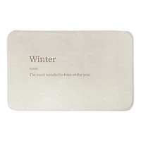 Designs Direct Winter Defined Bath Mat, 34" x 21"