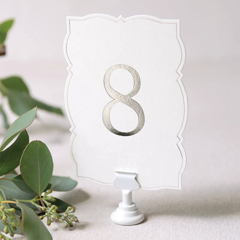 1-25 Ornate Silver Table Numbers by Celebrate It™