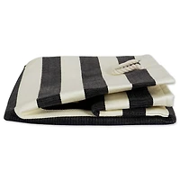 DII® Large Striped Rectangle Woven Paper Storage Basket