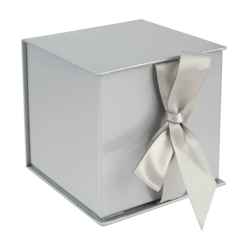 Small Silver Ribbon Box by Celebrate It™