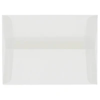 JAM Paper 3.625" x 5.125" Translucent Vellum Invitation Envelopes