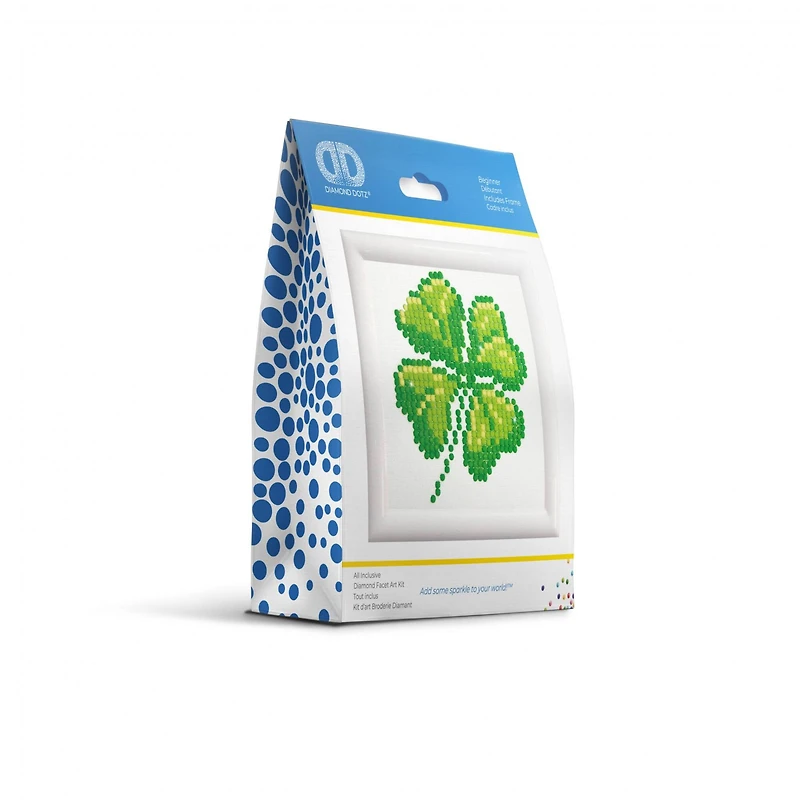 Diamond Dotz® Beginner Four Leaf Clover with Frame Diamond Facet Art Kit