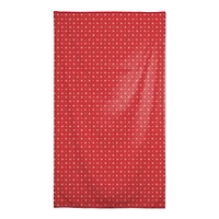 102" Red Snowflake Pattern Tablecloth