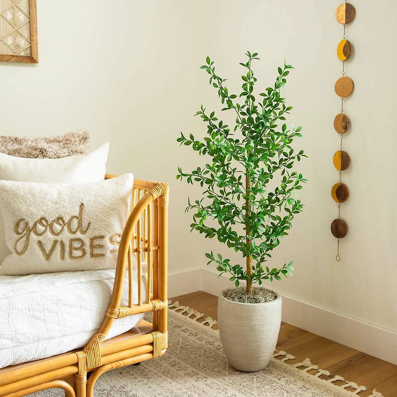 4ft. Artificial Shady Lady Black Olive Tree