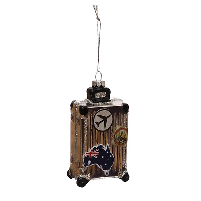 4.5" Luggage Glass Ornament by Ashland®