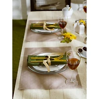 Stone Tonal Lattice Print Outdoor  Placemat (Set of 6)