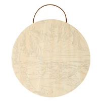 8" Beach Paint-by-Number Plywood Surface Kit by Artist's Loft®