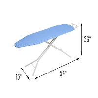 Honey Can Do Blue & White Ironing Board w/ Retractable Iron Rest