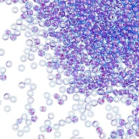 12 Pack: John Bead Transparent Czech Glass Seed Beads