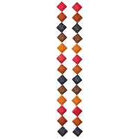 Orange Mix Diamond Resin Beads, 15mm by Bead Landing™