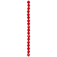 Red Glass Faceted Bicone Beads, 10mm by Bead Landing™