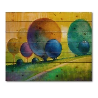 Designart - Colourful Ornamental Trees III