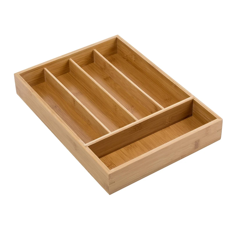 Honey Can Do Bamboo Silverware Drawer Organizer