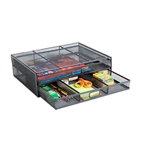 Mind Reader Monitor Stand with Drawer Storage