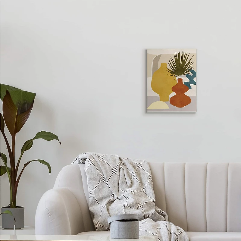 Stupell Industries Desert Summer Abstract Vases Wall Plaque