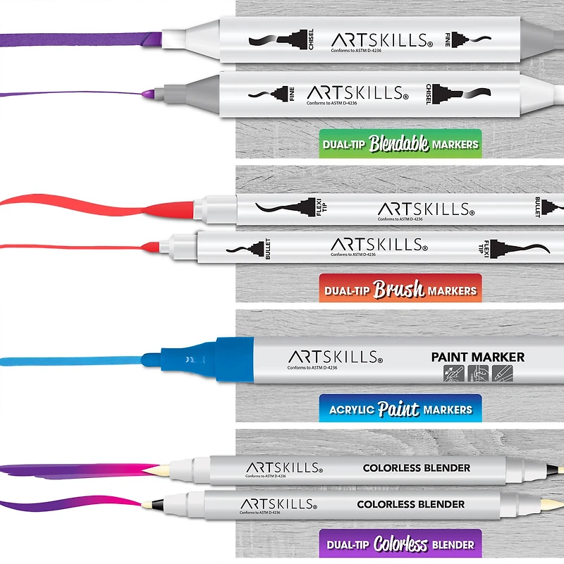 ArtSkills® Art Marker Variety Set with Marker Display
