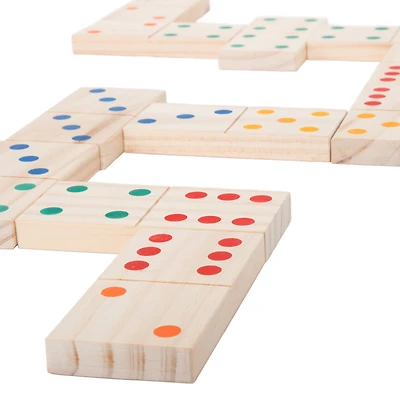 Toy Time Giant Wooden Dominoes Set