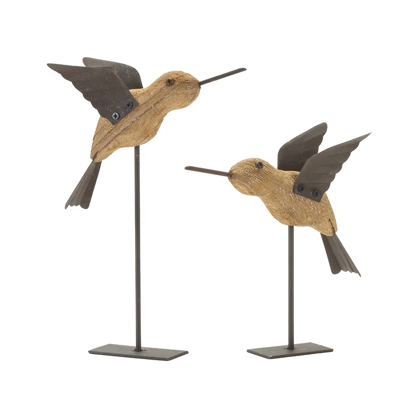 Bird on Stake Tabletop Sitter Set