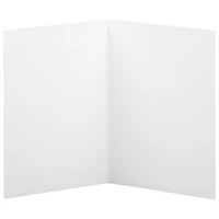 JAM Paper 4.62" x 6.25" Bright White Wove Panel Blank Foldover Cards