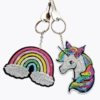 Gwen Studios 3.25" Unicorn Iron-On Patch With Sequins