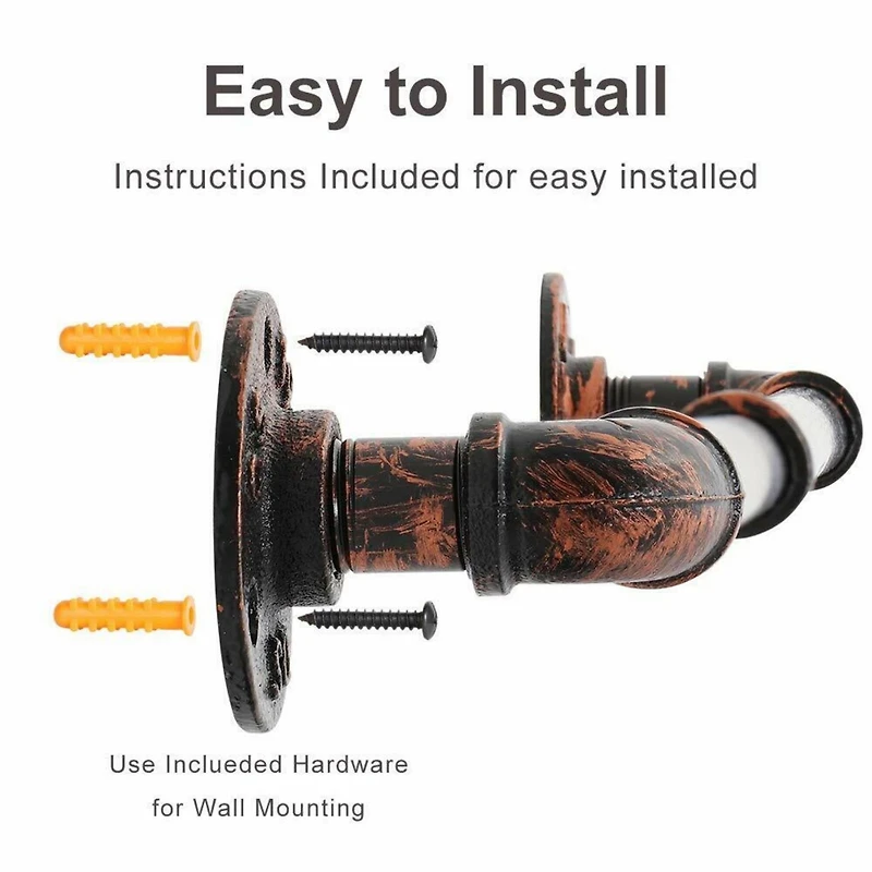 NEX™ Bronze Pot Rack Wall Mounted Kitchen Pot Lid Organizer